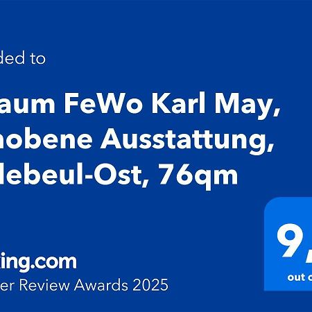 3 Raum Fewo Karl May, Gehobene Ausstattung, Radebeul-Ost, 76Qm Exteriér fotografie